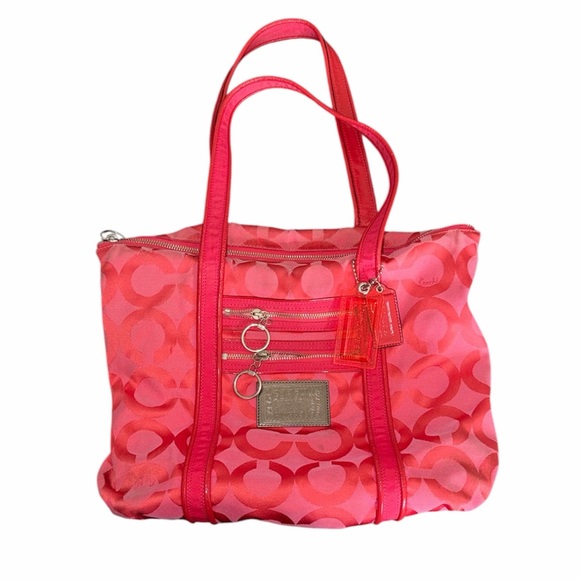 Coach Pink Poppy Bag with Two Hang Tags - Picture 2 of 13